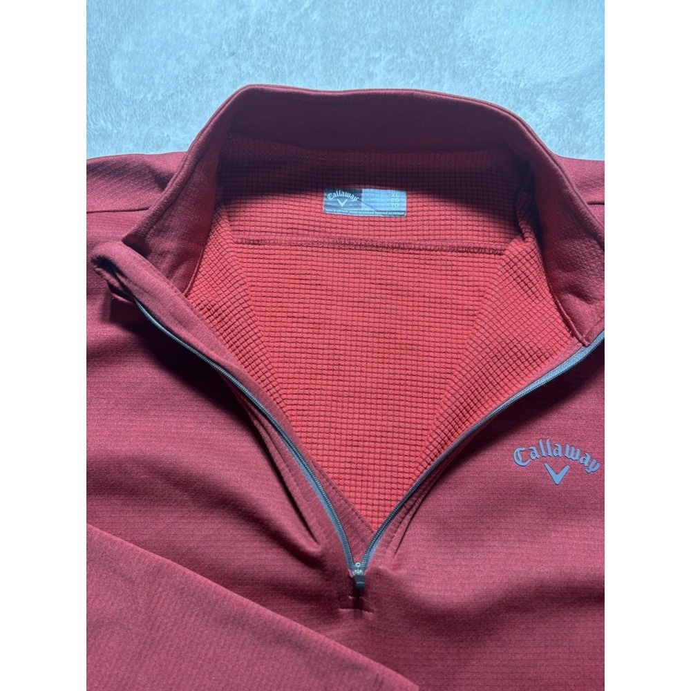 Callaway Golf Quarter Zip Golf Pull Over Long Sleeve Size XL - Picture 6 of 7